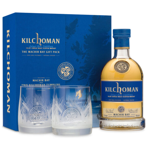 Kilchoman Machir Bay + 2 szklanki Whisky